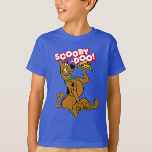 Camiseta Scooby-Doo com fatia da pizza
