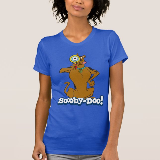 Camiseta Scooby Doo Com Vidro De Ampliação (Frente)