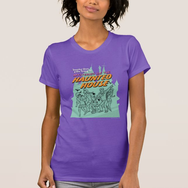 Camiseta Scooby-Doo e a gangue "Casa Assombrada" (Frente)