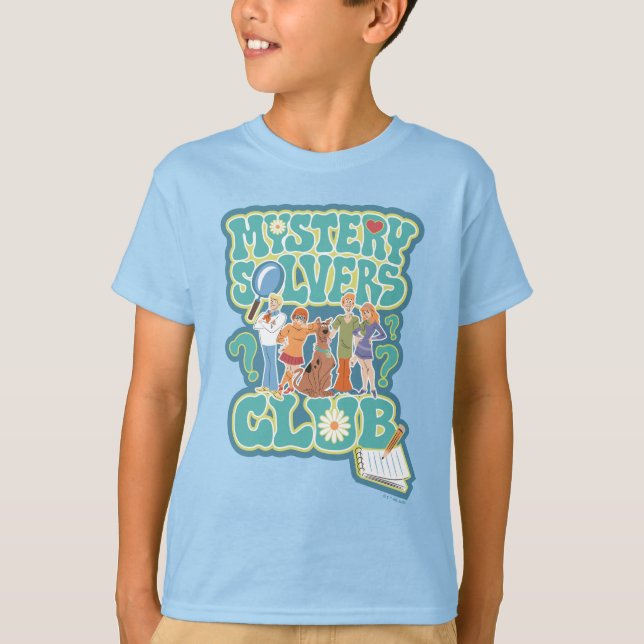 Camiseta Scooby-Doo e a gangue "Mystery Solvers Club" (Frente)