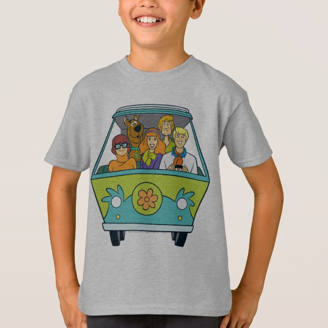 Camiseta Scooby-Doo e a Máquina Misteriosa Gang (Frente)