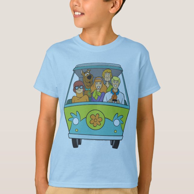 Camiseta Scooby-Doo e a Máquina Misteriosa Gang (Frente)