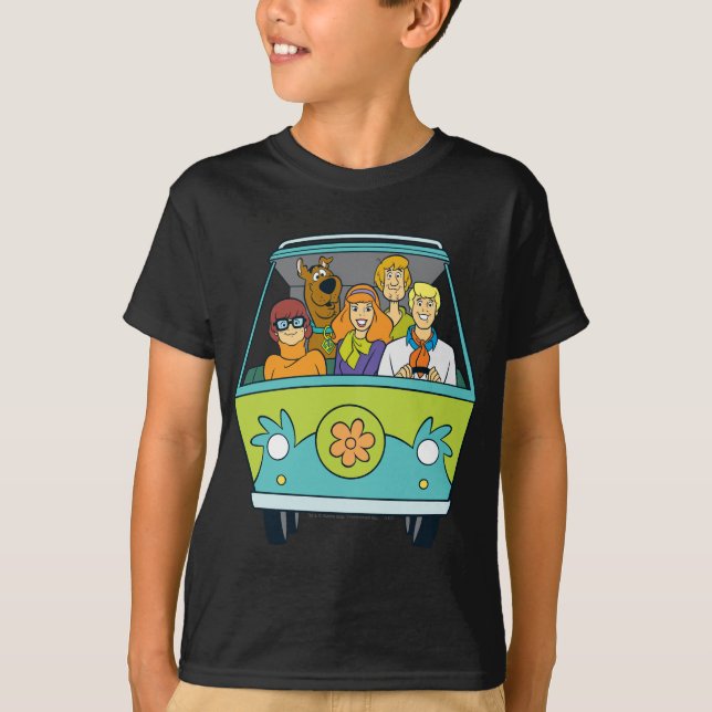 Camiseta Scooby-Doo e a Máquina Misteriosa Gang (Frente)