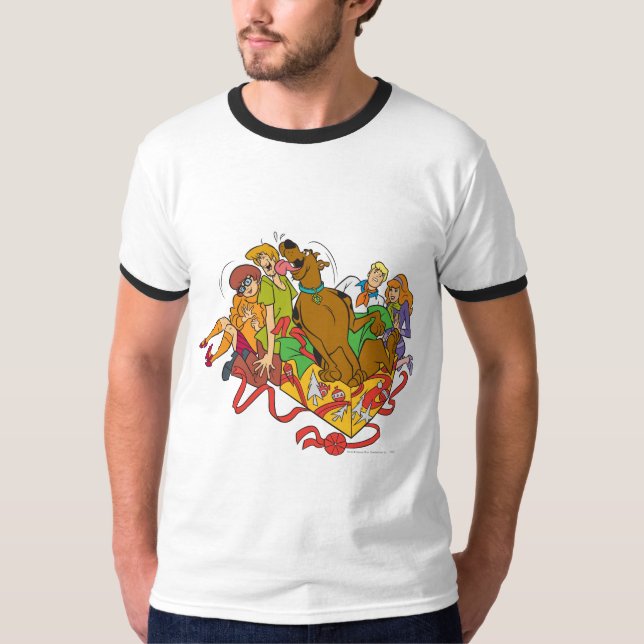 Camiseta Scooby-Doo e Gang no Natal (Frente)