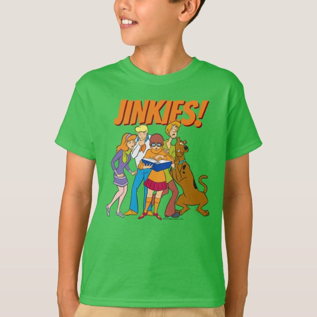 Camiseta Scooby-Doo e o Gang Investigate Book (Frente)