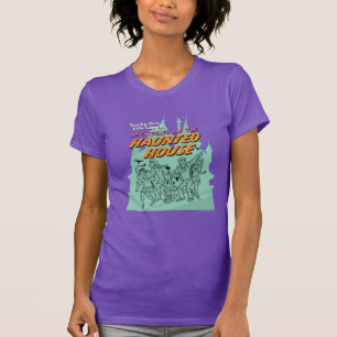Camiseta Scooby-Doo e o grupo "casa assombrada "