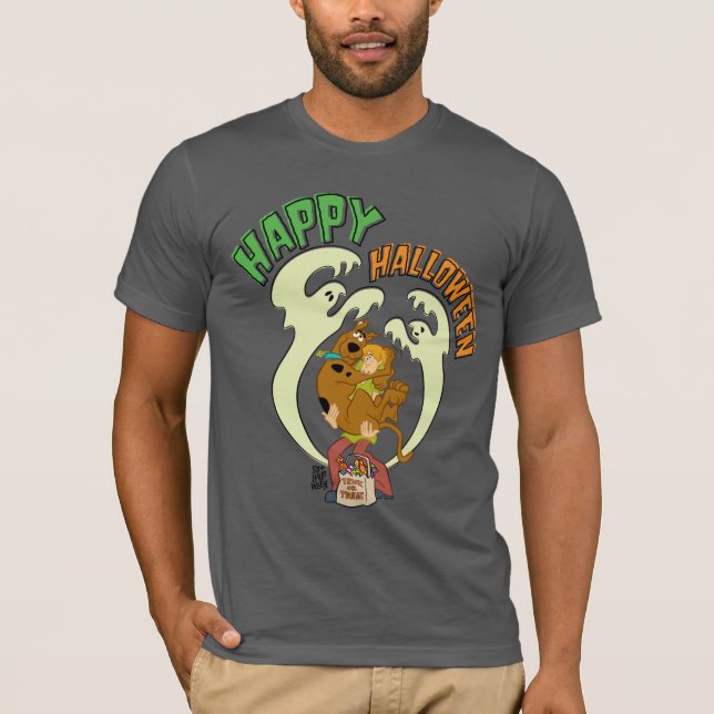 Camiseta Scooby-Doo | Feliz Dia das Bruxas (Frente)