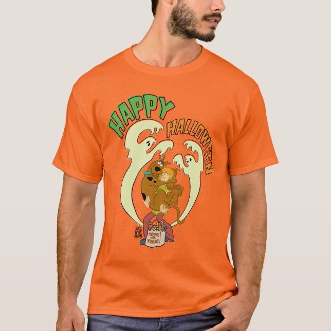 Camiseta Scooby-Doo | Feliz Dia das Bruxas (Frente)
