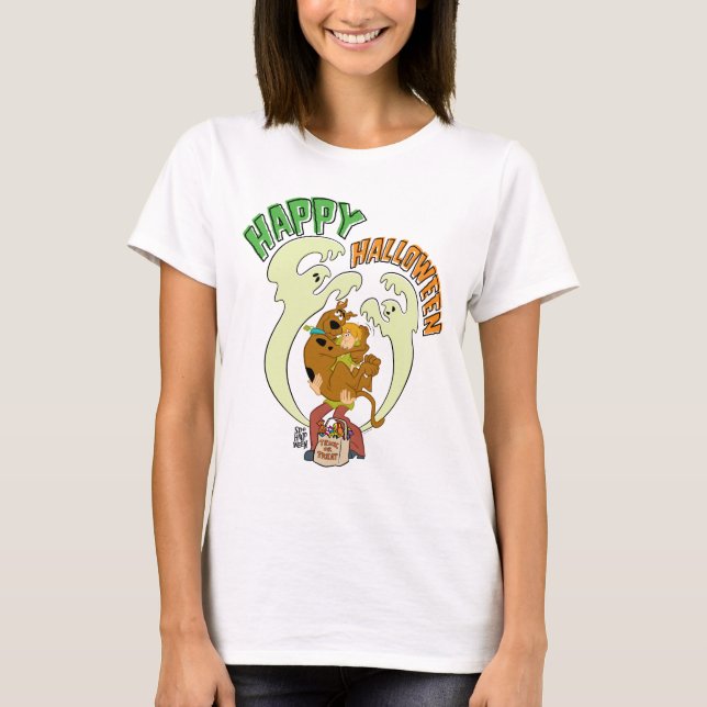 Camiseta Scooby-Doo | Feliz Dia das Bruxas (Frente)