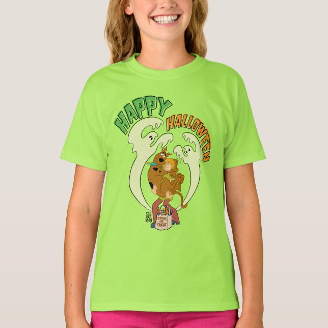 Camiseta Scooby-Doo | Feliz Dia das Bruxas (Frente)