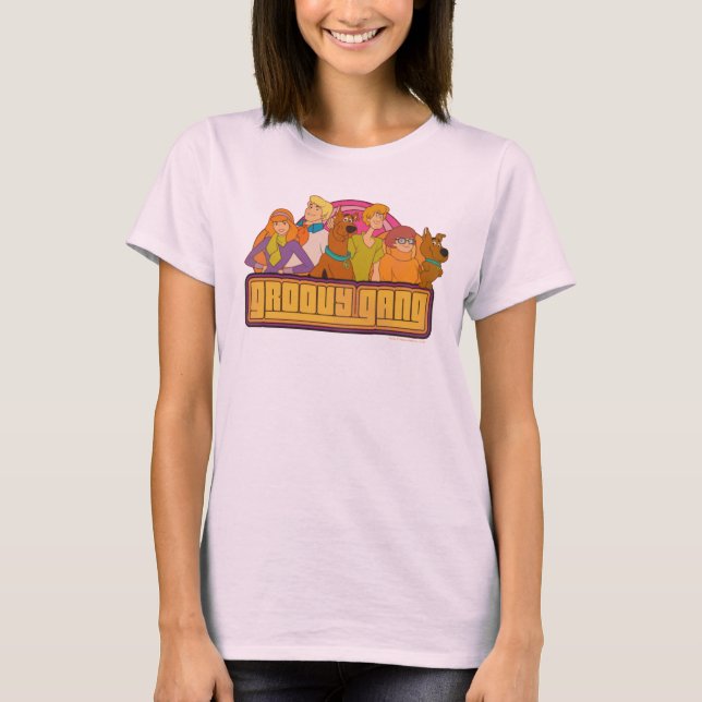 Camiseta Scooby-Doo | "Groovy Gang" - Gráfico de desenho an (Frente)
