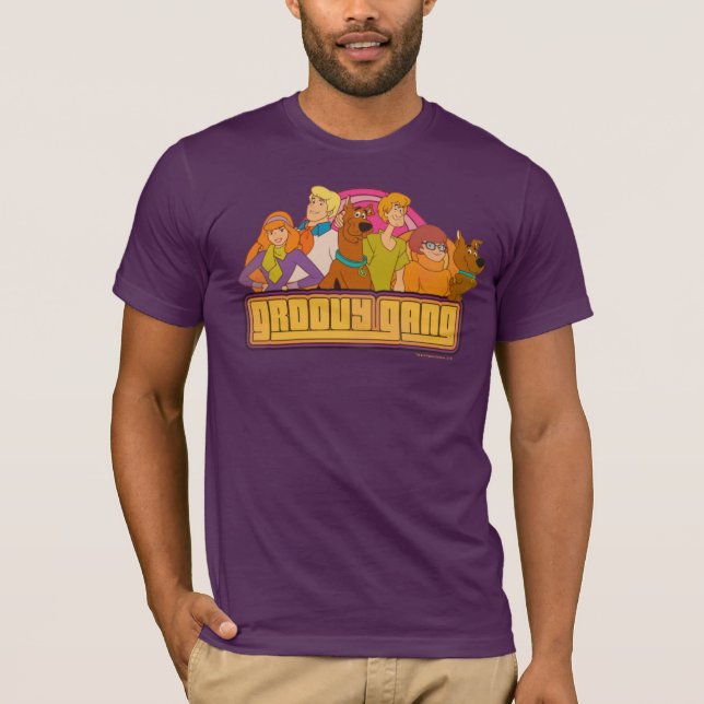 Camiseta Scooby-Doo | "Groovy Gang" - Gráfico de desenho an (Frente)