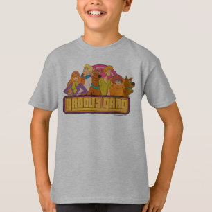 Camiseta Scooby-Doo   "Groovy Gang" - Gráfico de desenho an