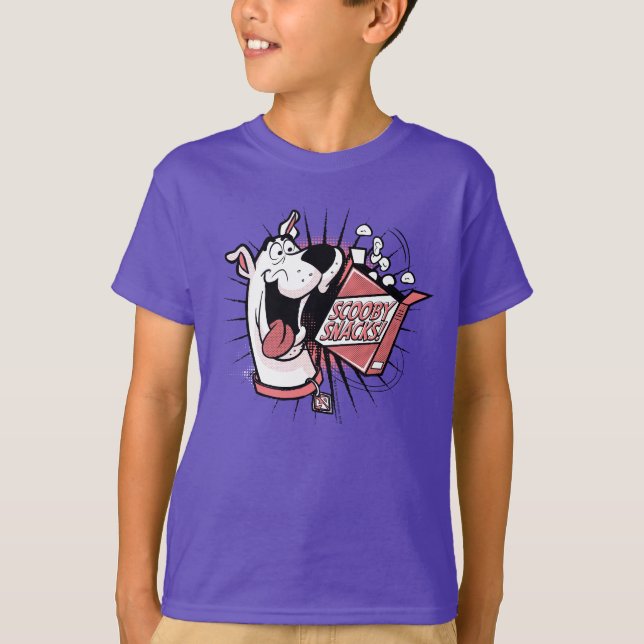 Camiseta Scooby-Doo Halftone Scooby Snacks (Frente)