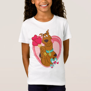 Camiseta Scooby-Doo Holding Heart Lolipops