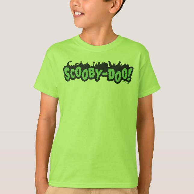 Camiseta Scooby-Doo! Logotipo Silhouette Monster (Frente)