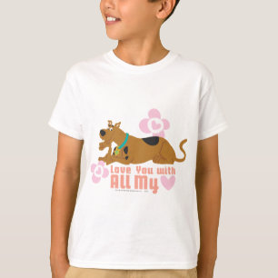 Camiseta Scooby-Doo "Love You With All My Heart"