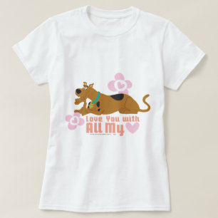 Camiseta Scooby-Doo "Love You With All My Heart"