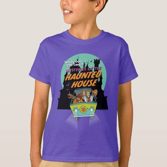 Camiseta Scooby-Doo "Mistérios Da Casa Assombrada" (Frente)