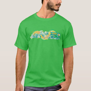 Camiseta Scooby-Doo   Mystery Machine "I Brake For Pizza"
