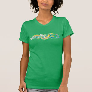 Camiseta Scooby-Doo   Mystery Machine "I Brake For Pizza"