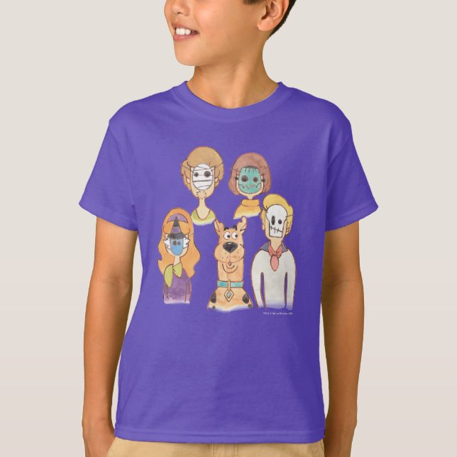 Camiseta Scooby-Doo | Nossos Máscaras de Halloween (Frente)