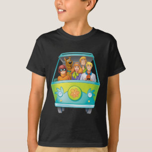 Camiseta Scooby-Doo & o Airbrush da máquina do mistério d