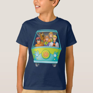 Camiseta Scooby-Doo & o Airbrush da máquina do mistério d