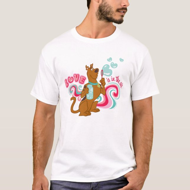 Camiseta Scooby-Doo - O Amor Está No Ar (Frente)