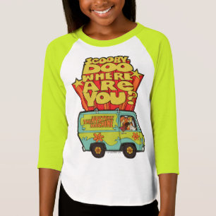 Camiseta Scooby-Doo "onde está você?" Desenhos animados