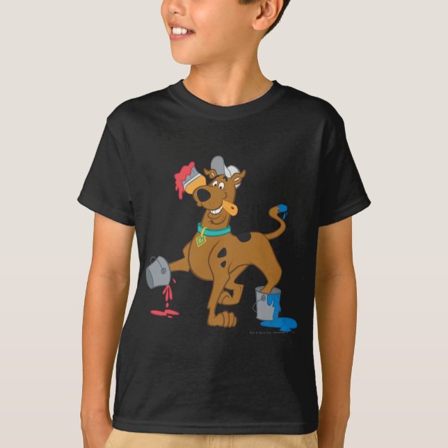 Camiseta Scooby-Doo Paints (Frente)