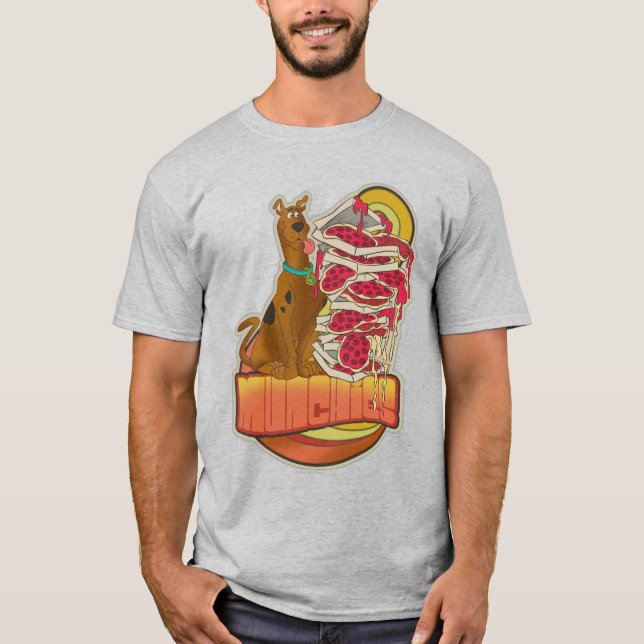 Camiseta Scooby-Doo | Pile of Pizza "Munchies" Graphic (Frente)