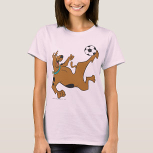 Camiseta Scooby-Doo que joga o futebol
