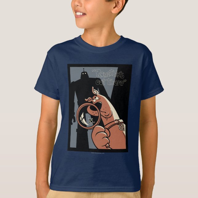 Camiseta Scooby-Doo "Romethin está lá fora" (Frente)