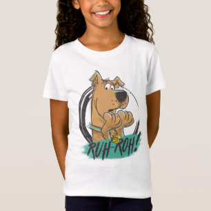 Camiseta Scooby-Doo "Ruh Roh!" Esboço do marcador