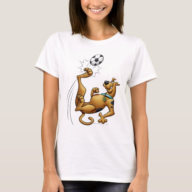 Camiseta Scooby-Doo Soccer Cabeça Aberta (Frente)