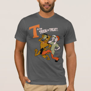Camiseta Scooby-Doo T é para Trick ou Tratat