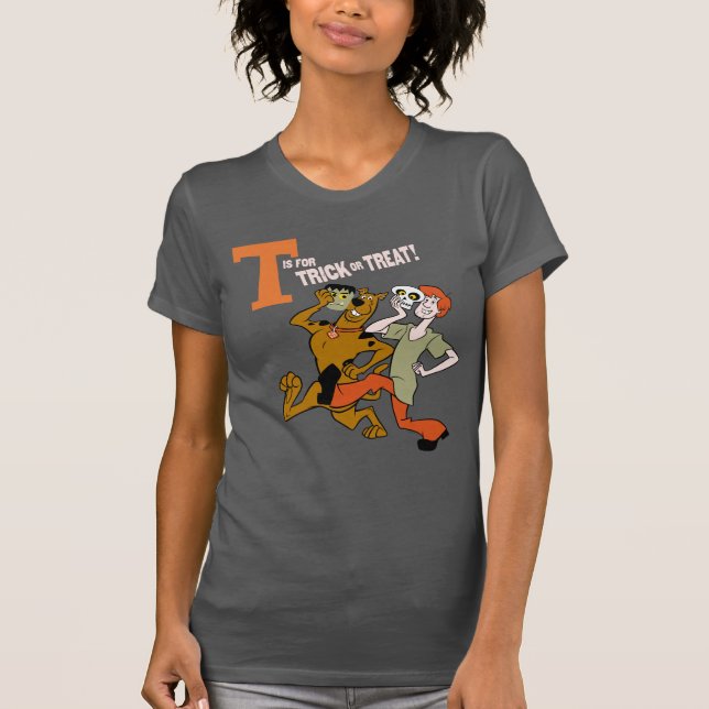 Camiseta Scooby-Doo | T é para Trick ou Tratat (Frente)