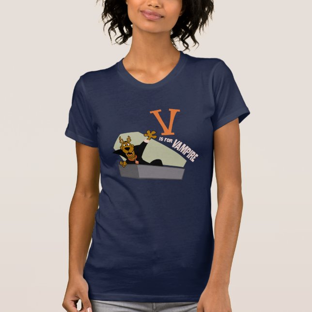 Camiseta Scooby-Doo | V é para Vampiro (Frente)