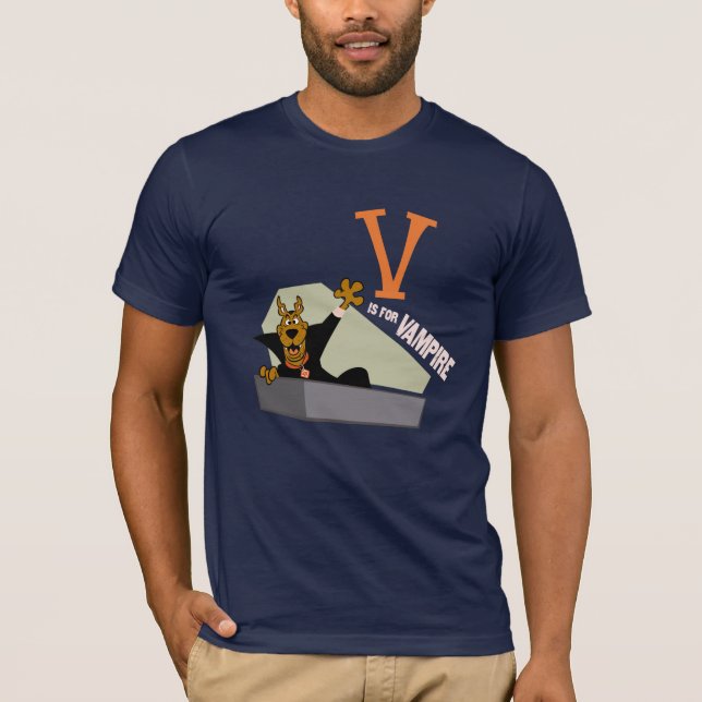 Camiseta Scooby-Doo | V é para Vampiro (Frente)