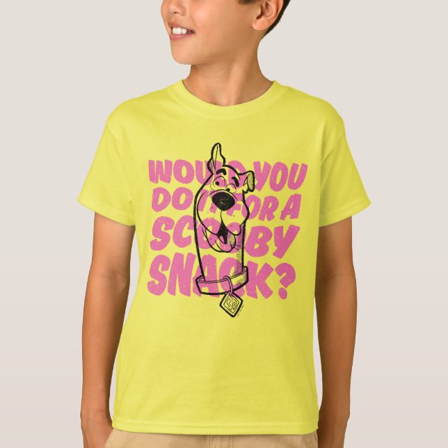 Camiseta Scooby-Doo |Você Faria Isso Por Um Sopro De Scooby (Frente)