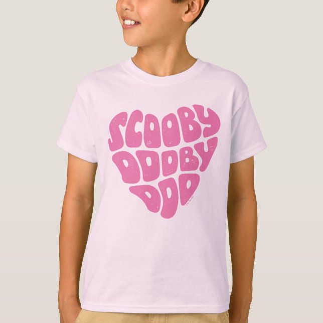 Camiseta Scooby Dooby Doo Heart (Frente)