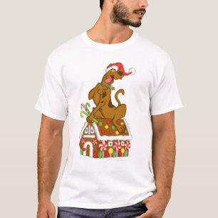 Camiseta Scooby e casa de pão-de-espécie