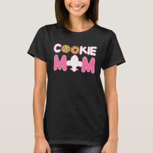 Camiseta Scookie Mãe Rapariga Correspondência Familiar Líde