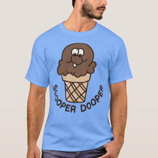 Camiseta Scooper Dooper Punny Retro Scratch N Sniff Sticker