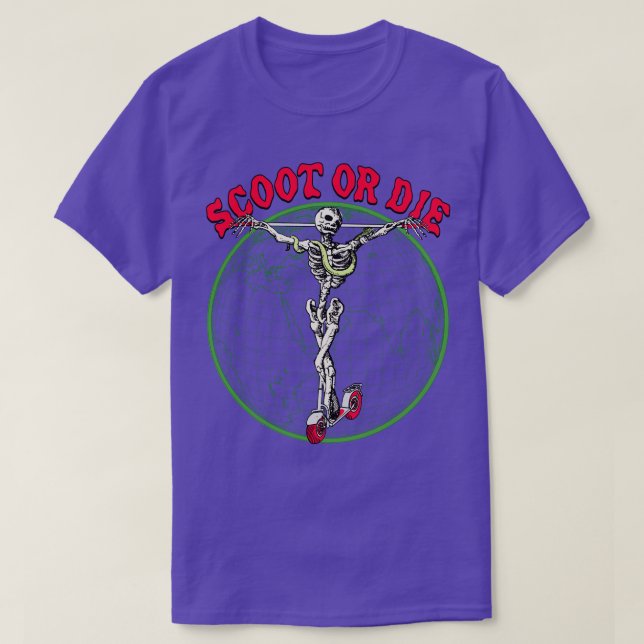 Camiseta Scoot ou Die (Frente do Design)