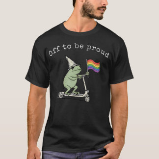 Camiseta Scooter Orgulho de Rã Engraçada para se Orgulhar O