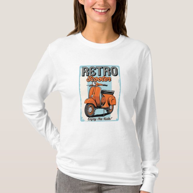 Camiseta Scooter Retrô (Frente)