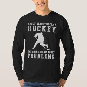 Camiseta "Score Afway Adulting: Abraça a Escape de Hockey!"