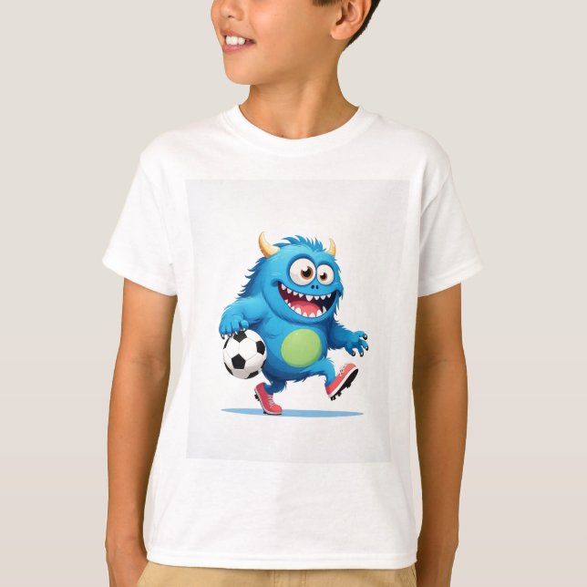 Camiseta Score Big with This Monster Kicker! (Frente)